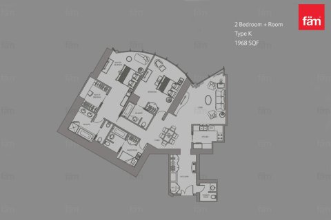 2 غرف نوم شقة في وسط مدينة دبي, الإمارات العربية المتحدة رقم 147522 6