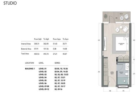 37m² Apartment in Ras Al Khaimah, UAE No. 183917 10