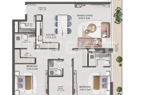 Appartement de 1 chambre  No. 134374 18