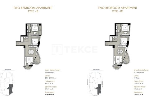 Appartement de 2 chambres à Dubai Marina, UAE No. 134377 30