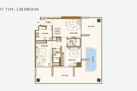 35m² Apartment in Binghatti Luxuria Jumeirah Village Triangle, UAE No. 173111 13