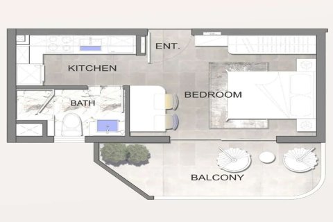 Квартира студия в Listone Residence, International City, ОАЭ №173109 14