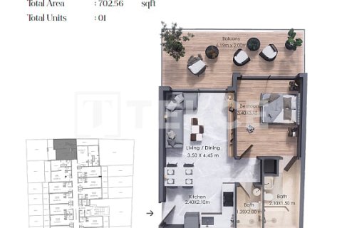 1 bedroom Apartment in Al Warsan, UAE No. 166357 19