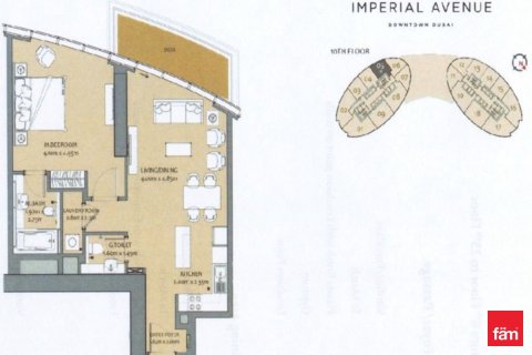 1 غرف نوم شقة  رقم 102718 3