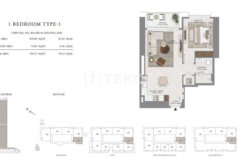 Apartment de 1 dormitorio  No. 116363 14