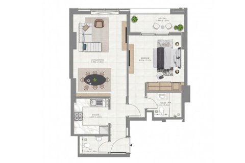 Appartement de 1 chambre à Dubai Hills Estate, UAE No. 202965 16