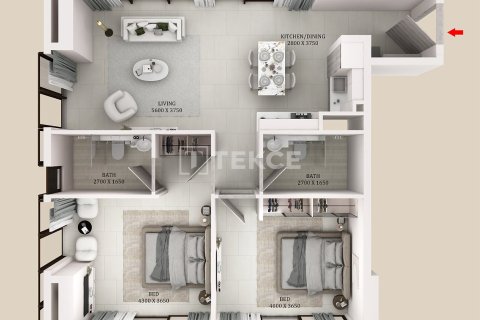 Appartement de 1 chambre à Dubai Sports City, UAE No. 99011 17