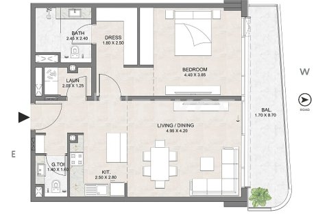 Apartment de 2 dormitorios en Dubai, UAE No. 162222 6