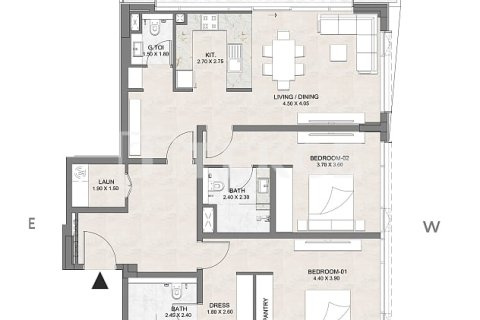 Apartment de 2 dormitorios en Dubai, UAE No. 162222 3