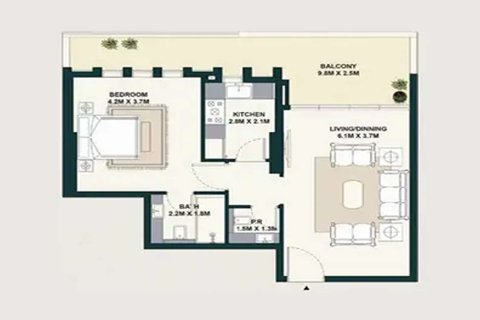 1 bedroom Apartment in Jumeirah Village Circle, UAE No. 170380 17
