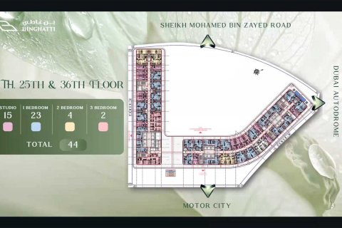 Apartamento tipo estudio Estudio en Motor City, UAE No. 170378 17