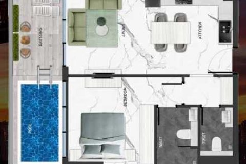 1 غرف نوم شقة  رقم 108863 5