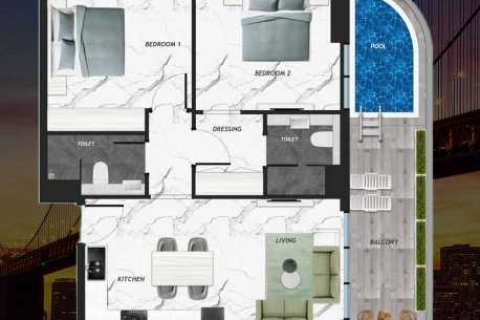 2 غرف نوم شقة  رقم 108862 5