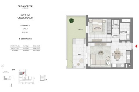 1 bedroom Apartment in Dubai Creek Harbour, UAE No. 170507 4
