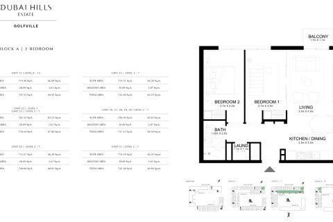 Apartment de 1 dormitorio en Dubai Hills Estate, UAE No. 170503 11