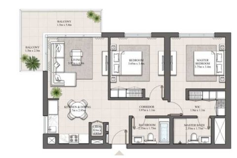 2 bedrooms Apartment  No. 109063 4