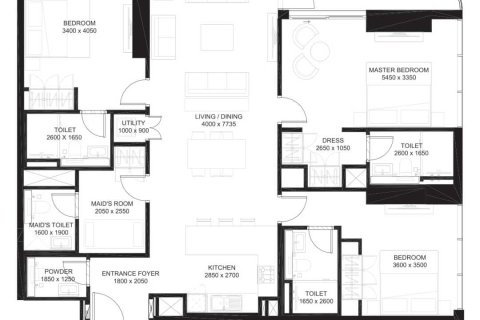 Apartment de 3 dormitorios en THE CREST GRANDE  No. 109210 4