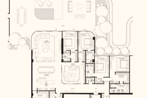 Квартира с 4 спальнями  №109214 6
