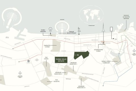 2 bedrooms Apartment in Dubai Hills Estate, UAE No. 161708 10