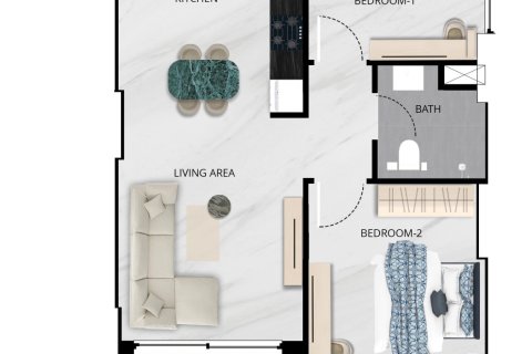 Studio Apartment in Dubai Production City (IMPZ), UAE No. 170399 15
