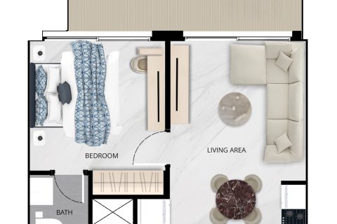 Studio Apartment in Dubai Production City (IMPZ), UAE No. 170399 14
