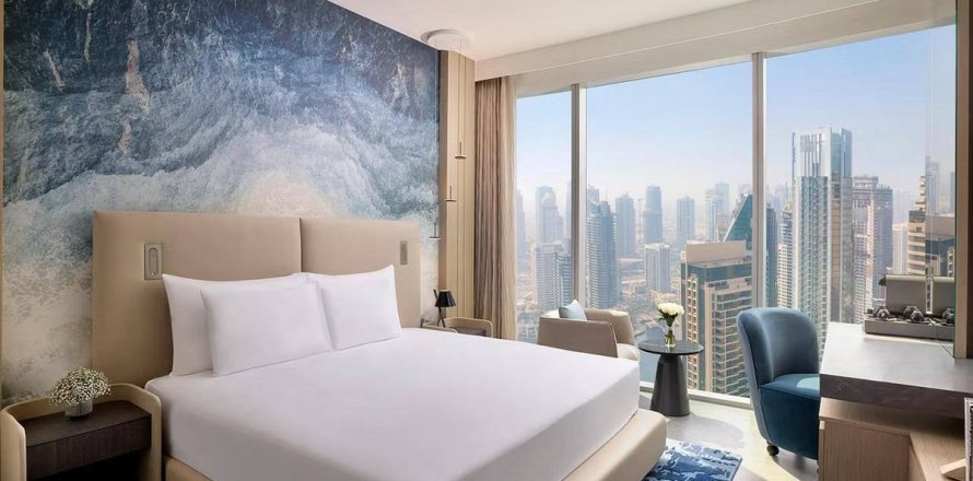 Квартира студия в Дубай Марина, ОАЭ №135872