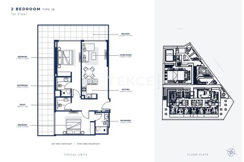 Apartment de 1 dormitorio en Dubai, UAE No. 140910 28