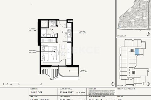 Apartment de 2 dormitorios en Dubai, UAE No. 140907 15