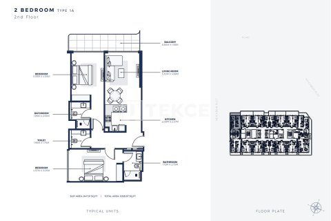 Apartment de 2 dormitorios en Dubai, UAE No. 140911 27