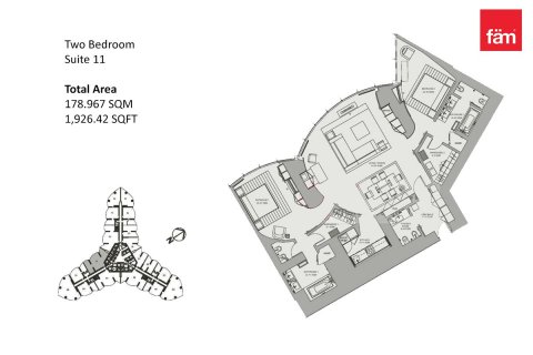 Apartment de 2 dormitorios en Downtown Dubai (Downtown Burj Dubai), UAE No. 173356 27