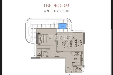 Appartement de 1 chambre  No. 111791 14