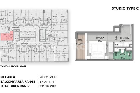 2 bedrooms Apartment in Dubai Land, UAE No. 210513 20