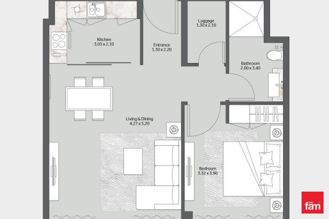 1 غرف نوم شقة  رقم 123392 13