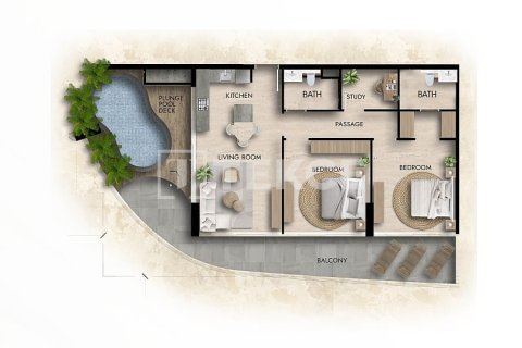 2 bedrooms Apartment in Arjan, UAE No. 143992 24