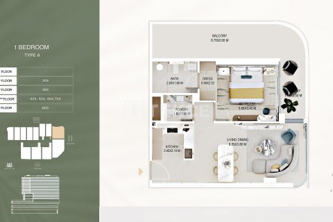 Studio Apartment in Al Satwa, UAE No. 172187 28