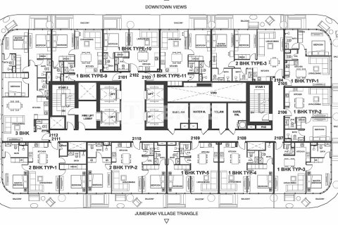Appartement de 1 chambre à Jumeirah Village Triangle, UAE No. 172190 31