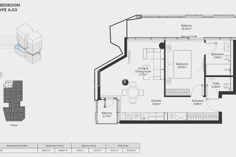 Studio Apartment in Dubai, UAE No. 172189 22