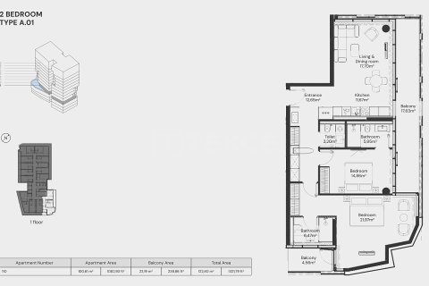 Studio Apartment in Dubai, UAE No. 172189 24