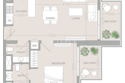 Apartment de 1 dormitorio en Jumeirah Village Triangle, UAE No. 172188 22