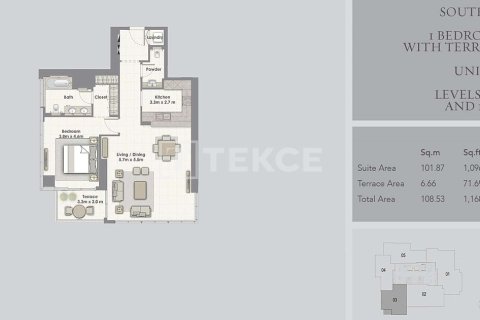 Apartment de 3 dormitorios en Dubai, UAE No. 210791 18
