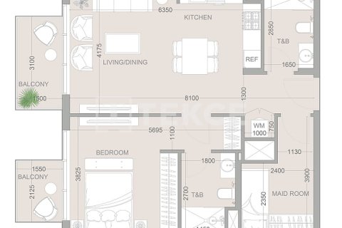 Appartement de 2 chambres No. 125537 16