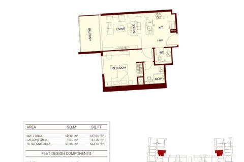 Studio Apartment in Jumeirah Village Circle, UAE No. 170409 15