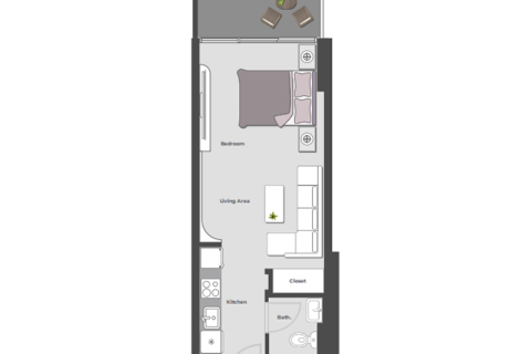 Apartamento tipo estudio Estudio en Dubai Land, UAE No. 170406 19