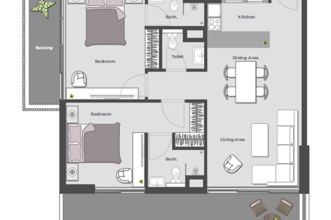 Apartamento tipo estudio Estudio en Dubai Land, UAE No. 170406 21