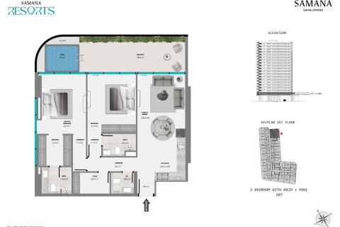 Apartamento tipo estudio Estudio en Dubai Production City (IMPZ), UAE No. 170407 18