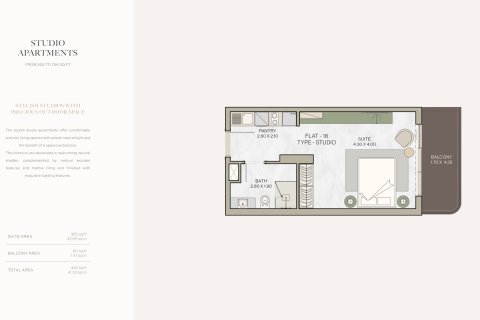 Studio Apartment in Jumeirah Village Circle, UAE No. 170410 10