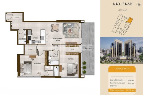 Studio Apartment in Arjan, UAE No. 172231 21