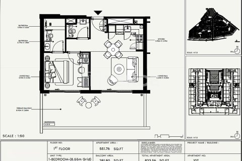 Apartment de 1 dormitorio en Dubai, UAE No. 172271 10