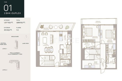 Apartamento tipo estudio Estudio en Dubai, UAE No. 172276 22