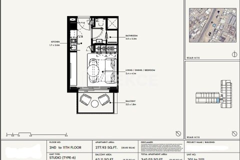 Apartment de 1 dormitorio en Jebel Ali, UAE No. 172277 16